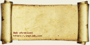 Danica Jakupi vizit kartica